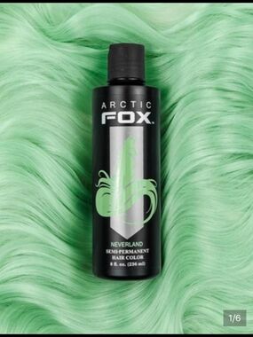 Arctic Fox Neverland Semi-Permanent Hair Color - Mint Green